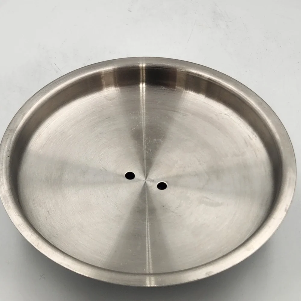 HealthCraft 7 Inch Stainless Steel Replacement Lid Steam Control Vented Cover